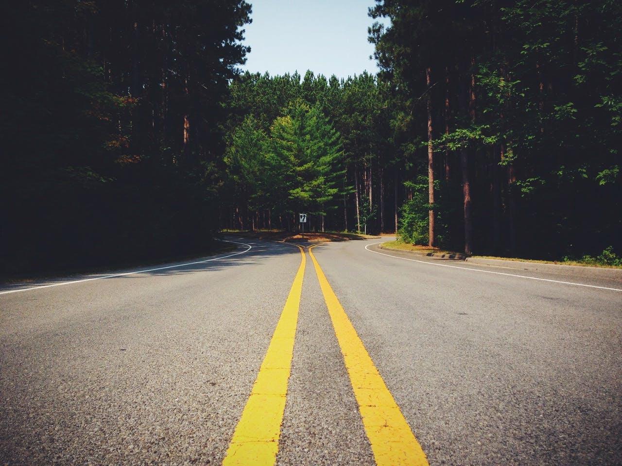 two-way roads in nature