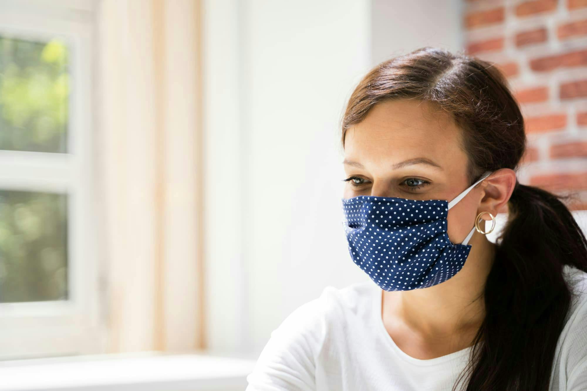 woman in mask