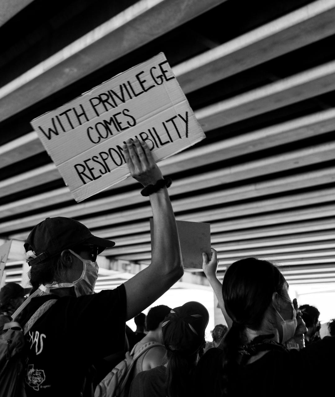 people rallying 