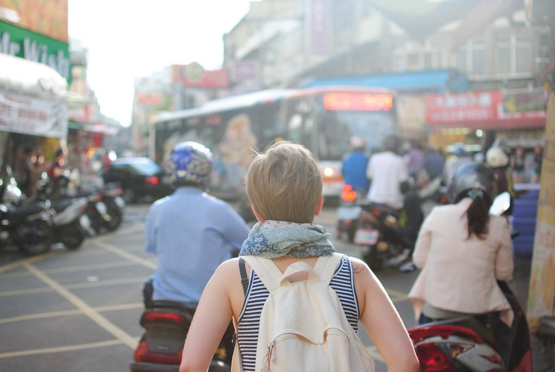 Woman on street