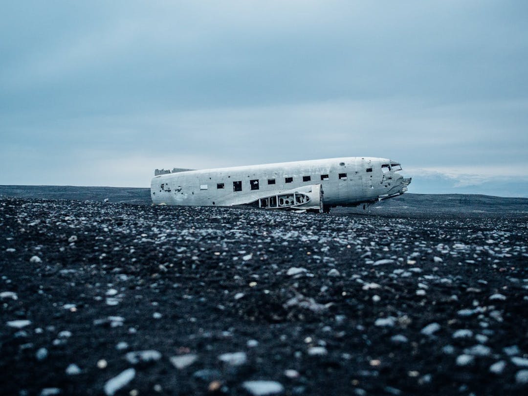 old plane crash site